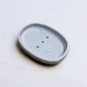 Porte-savon ovale avec évacuation d'eau